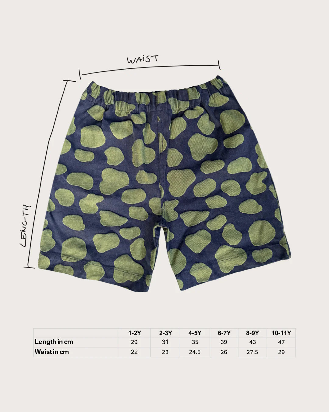 Kit Denim Yarn Dye Dot Shorts