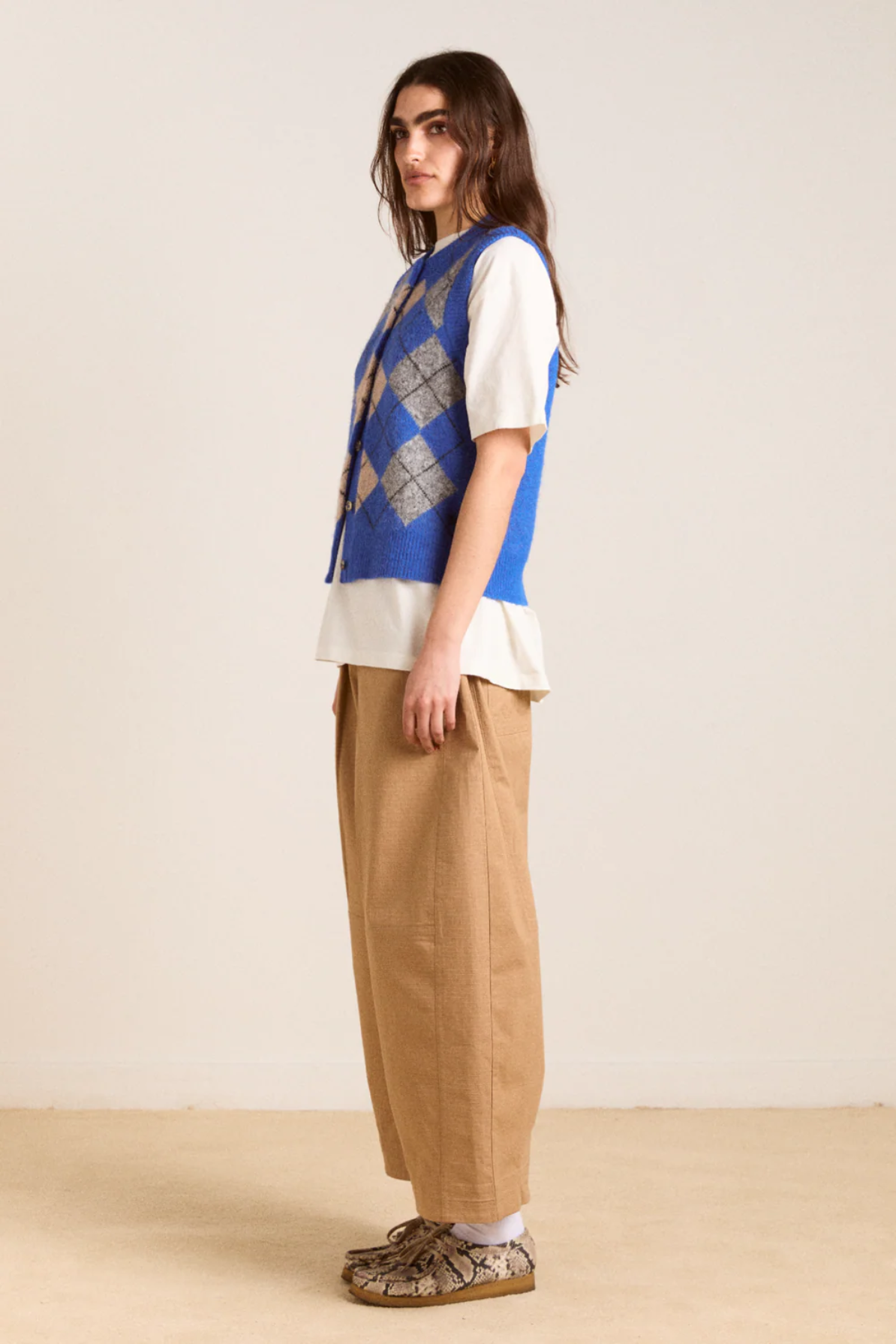 Aggie Argyle Vest