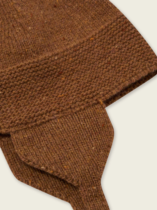 Chestnut Contrast Tassel Hat