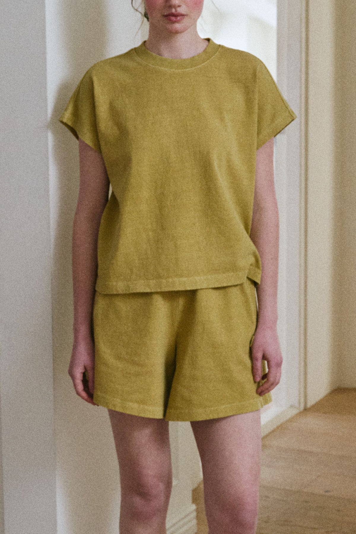Flared Basketball Short - Ochre