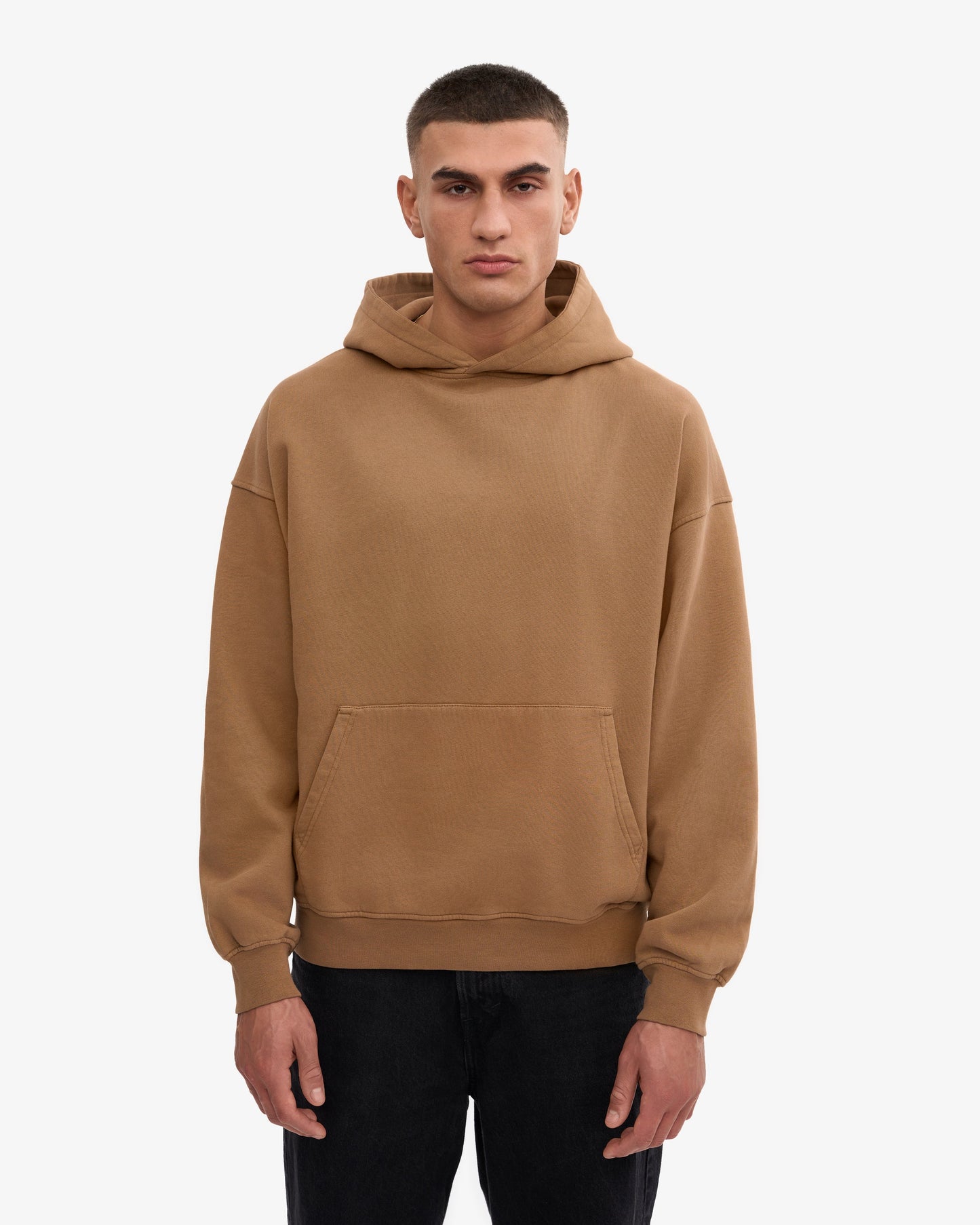 Organic Oversized Hoodie - Sahara Camel