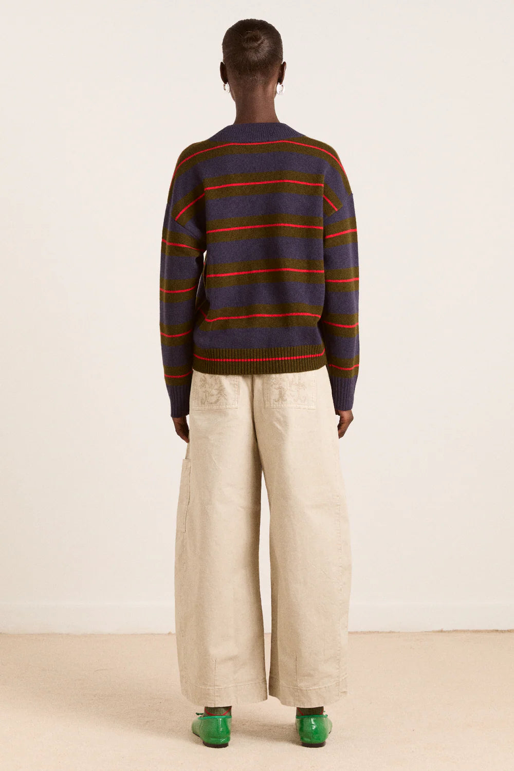 Odette V Neck Merino Jumper