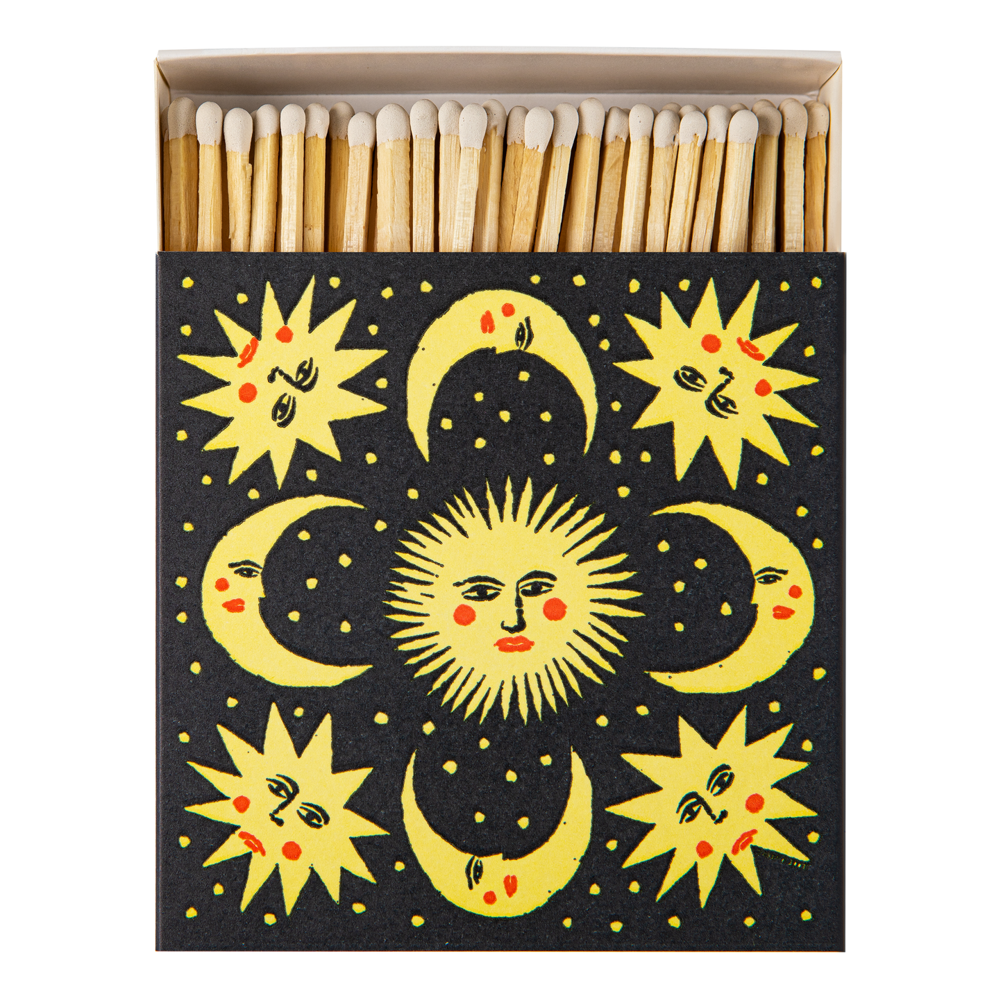 Moon and Sun | Square - Safety Matches