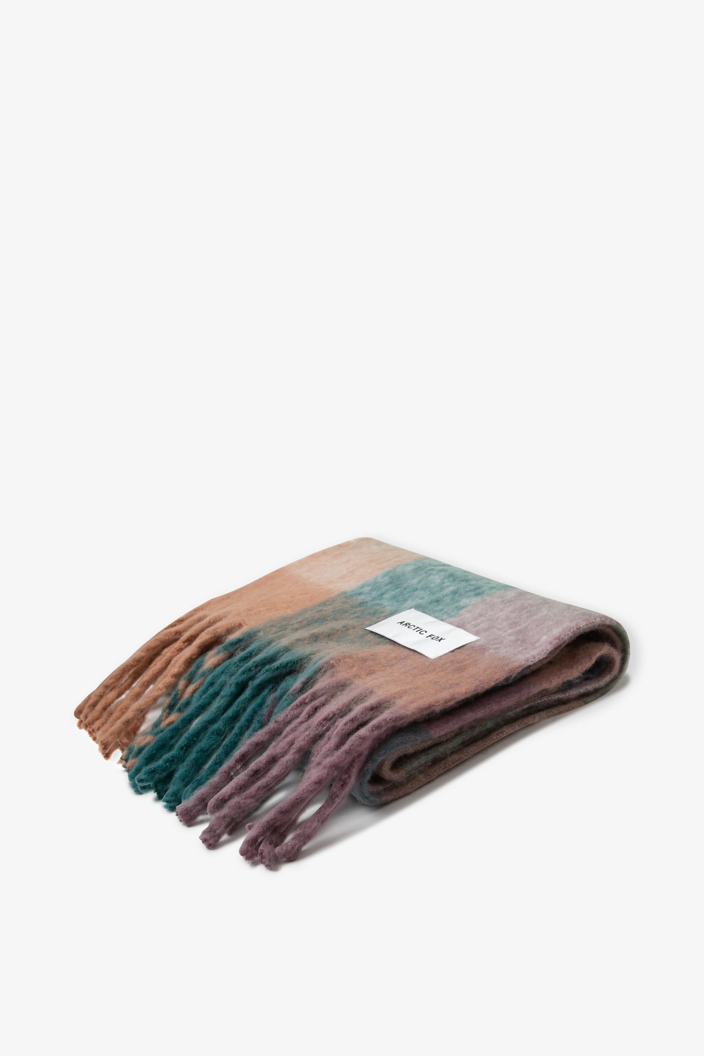 The Reykjavik Scarf - 100% Recycled - Purple Check - AW25