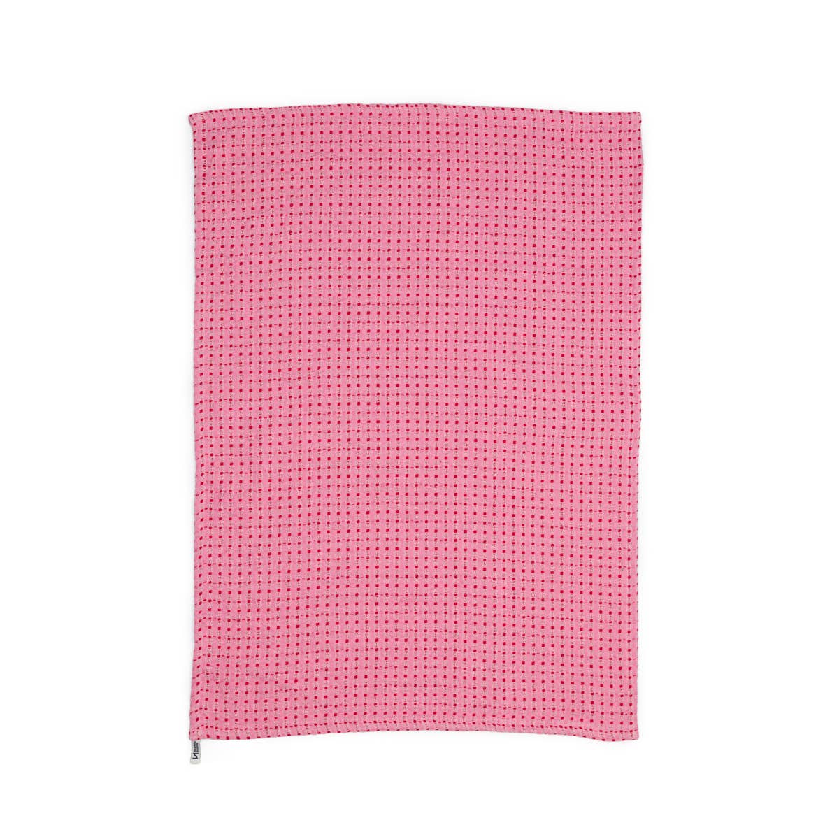 Recycled Materials Tea Towel 2 Pack: Pink