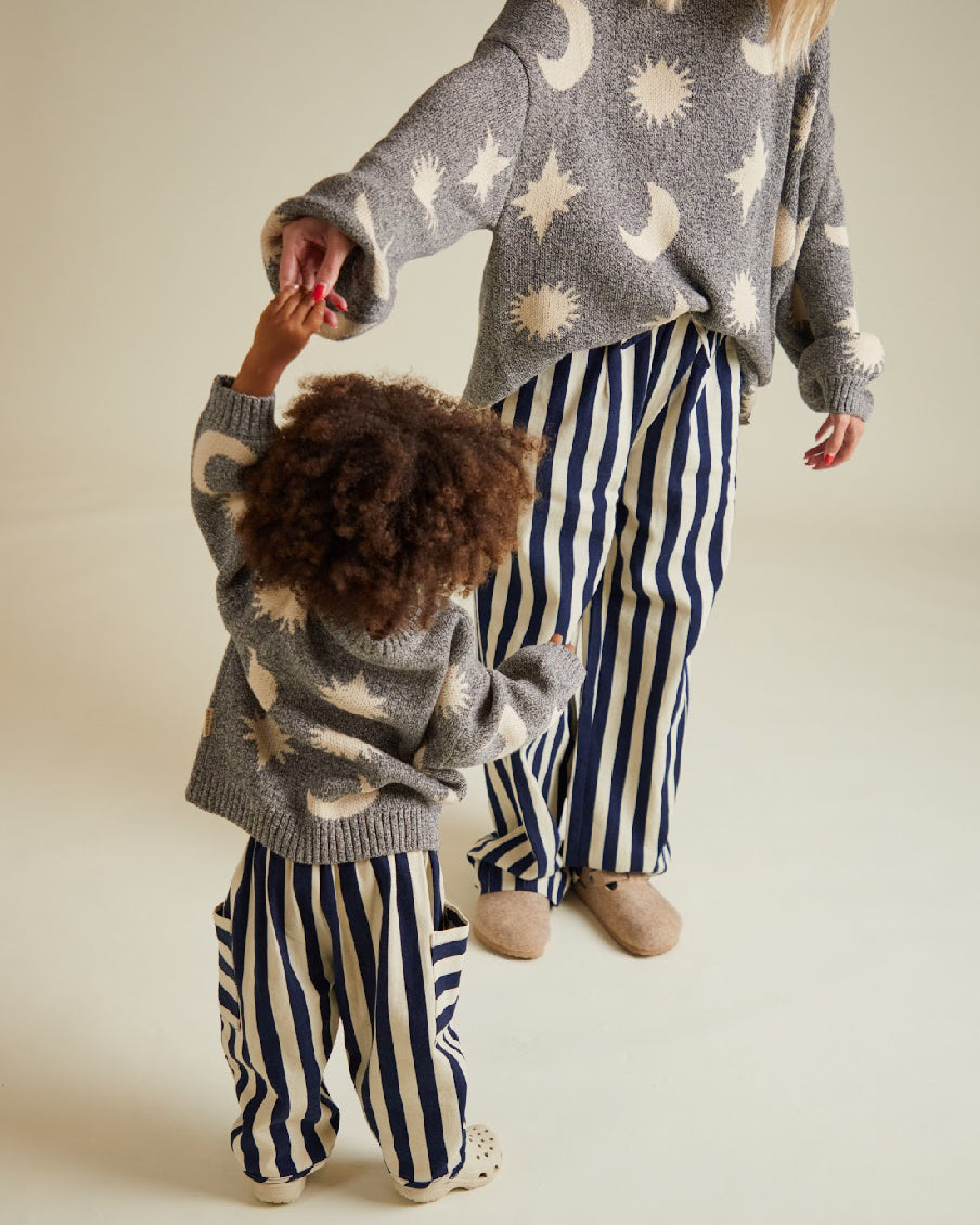 Cozmo Midnight Moon Stars Sweater