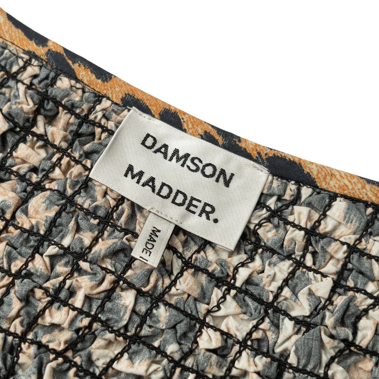 Harper Shirred Midi Dress - Leopard