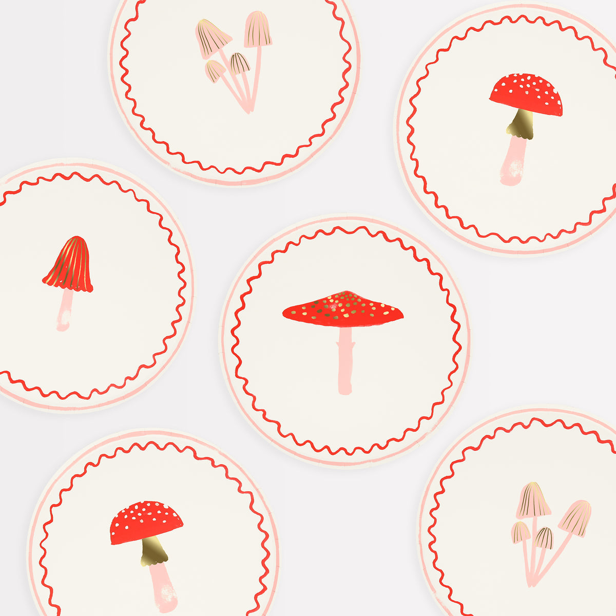 Merry Mushroom Side Plates