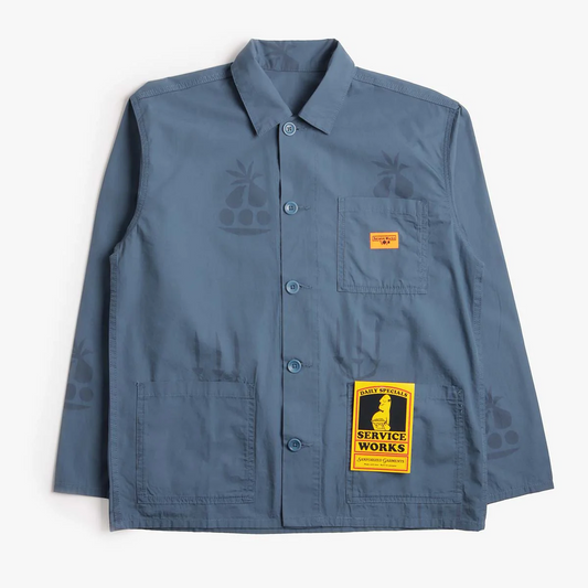 Nourish Printed Chore Shirt - Slate