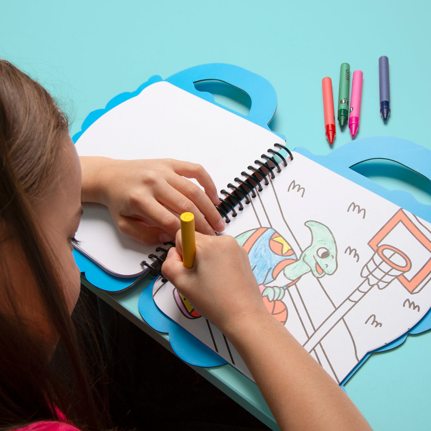 Super Colouring Book & Stickers - Dino