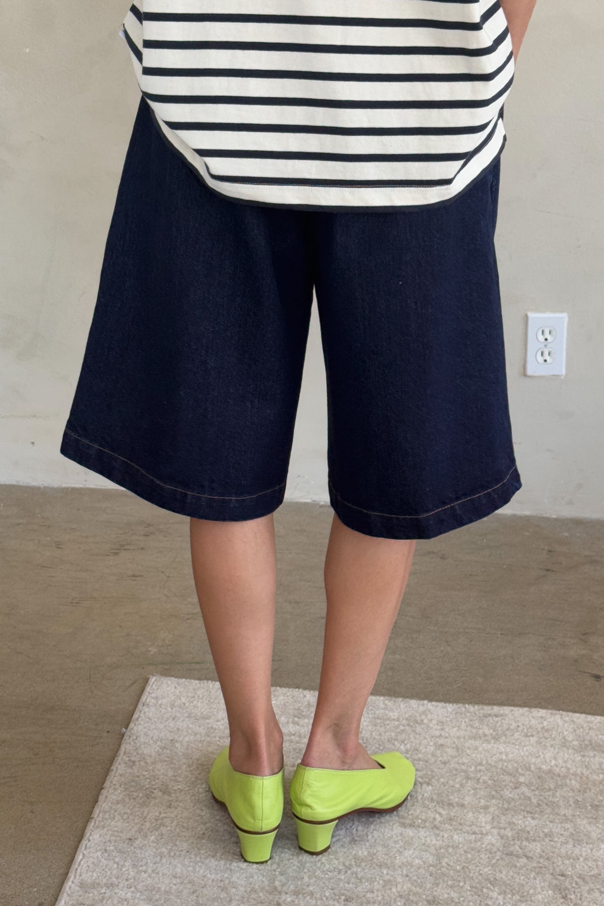 Liam Bermuda Shorts - Raw Denim