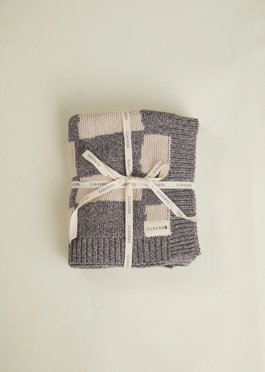 Phoenix Check Blanket - Midnight