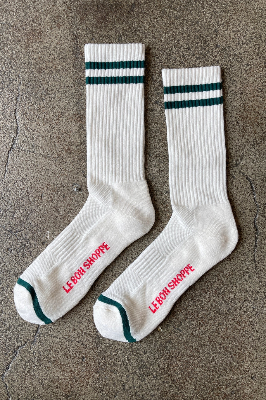 Boyfriend Socks Extended - Parchment