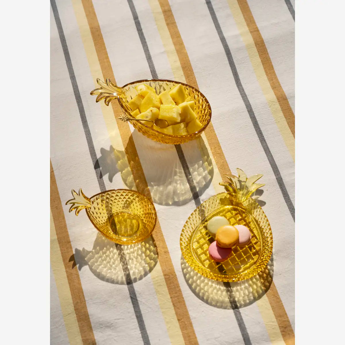 Striped Cotton Tablecloth