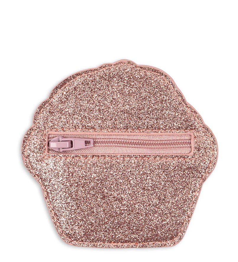 Cupcake Wallet - Glitter Rose