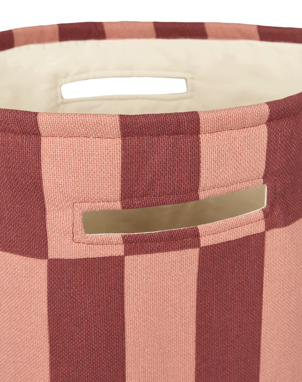 Large Storage Basket - Maroon Tiles