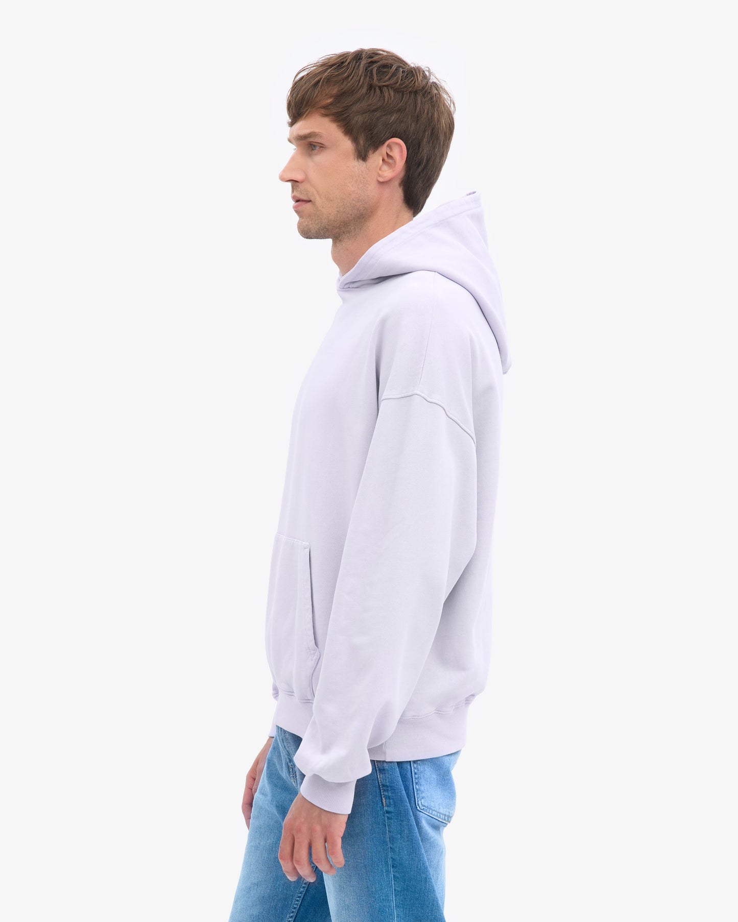 Organic Oversized Hoodie - Soft Lavender