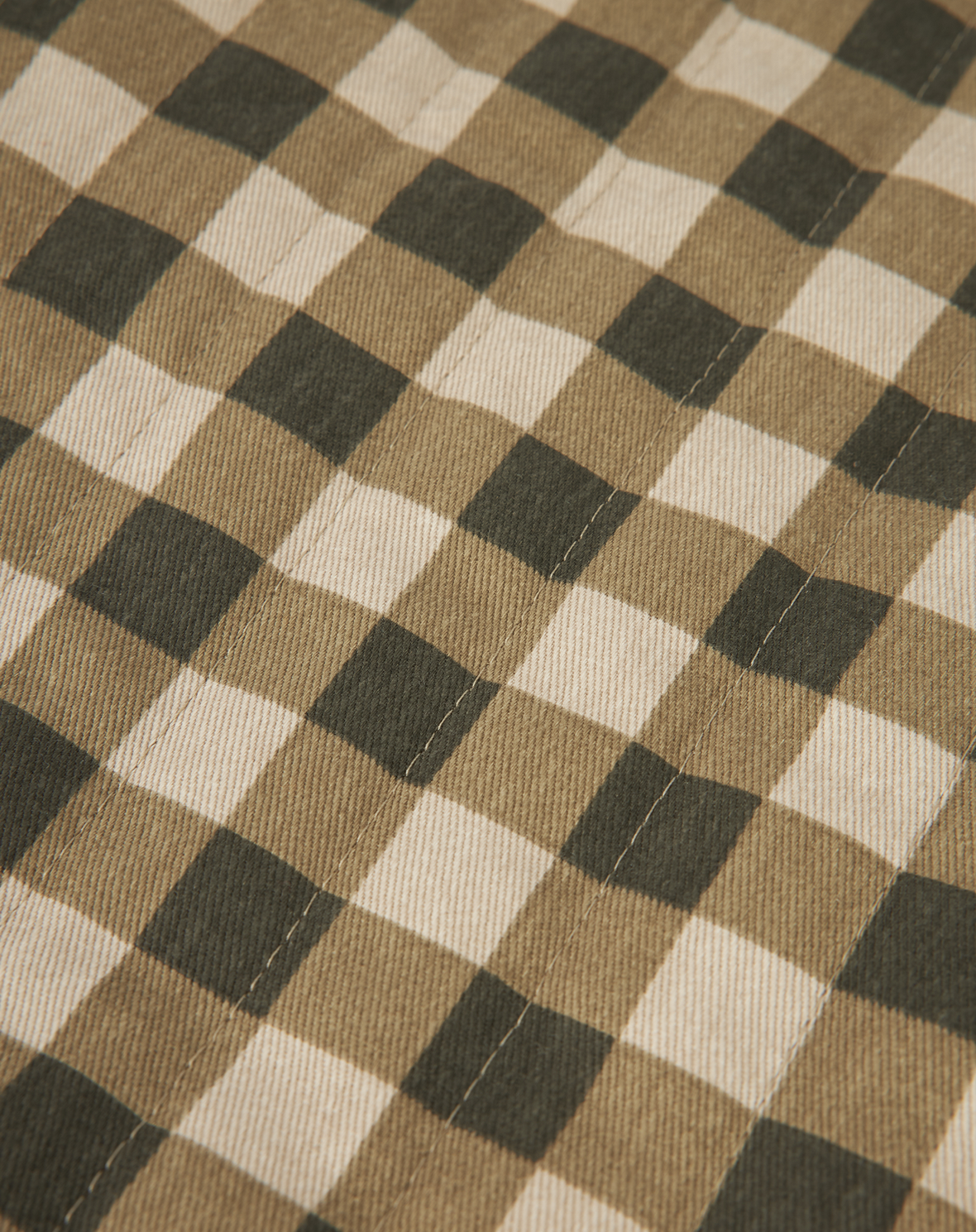 Hyde Park Insulated Bottle and Lunch Bag - Green Checks