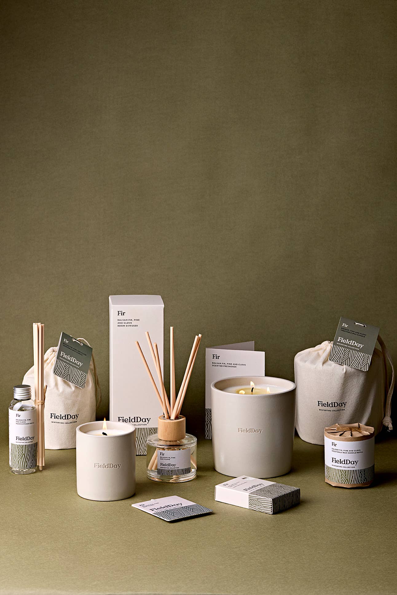 Christmas Fir Soy Wax Large Candle