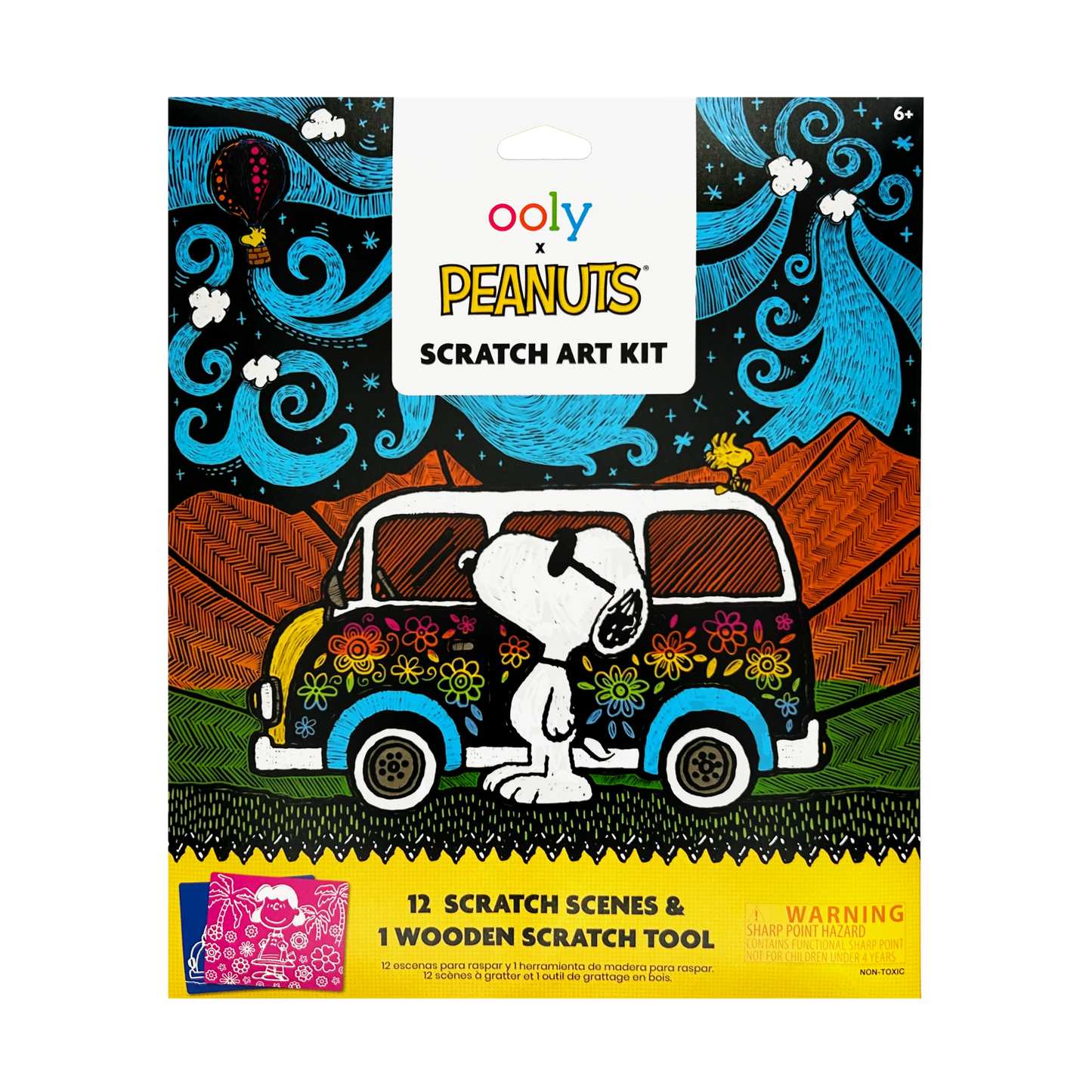 Peanuts Scratch Art Kits