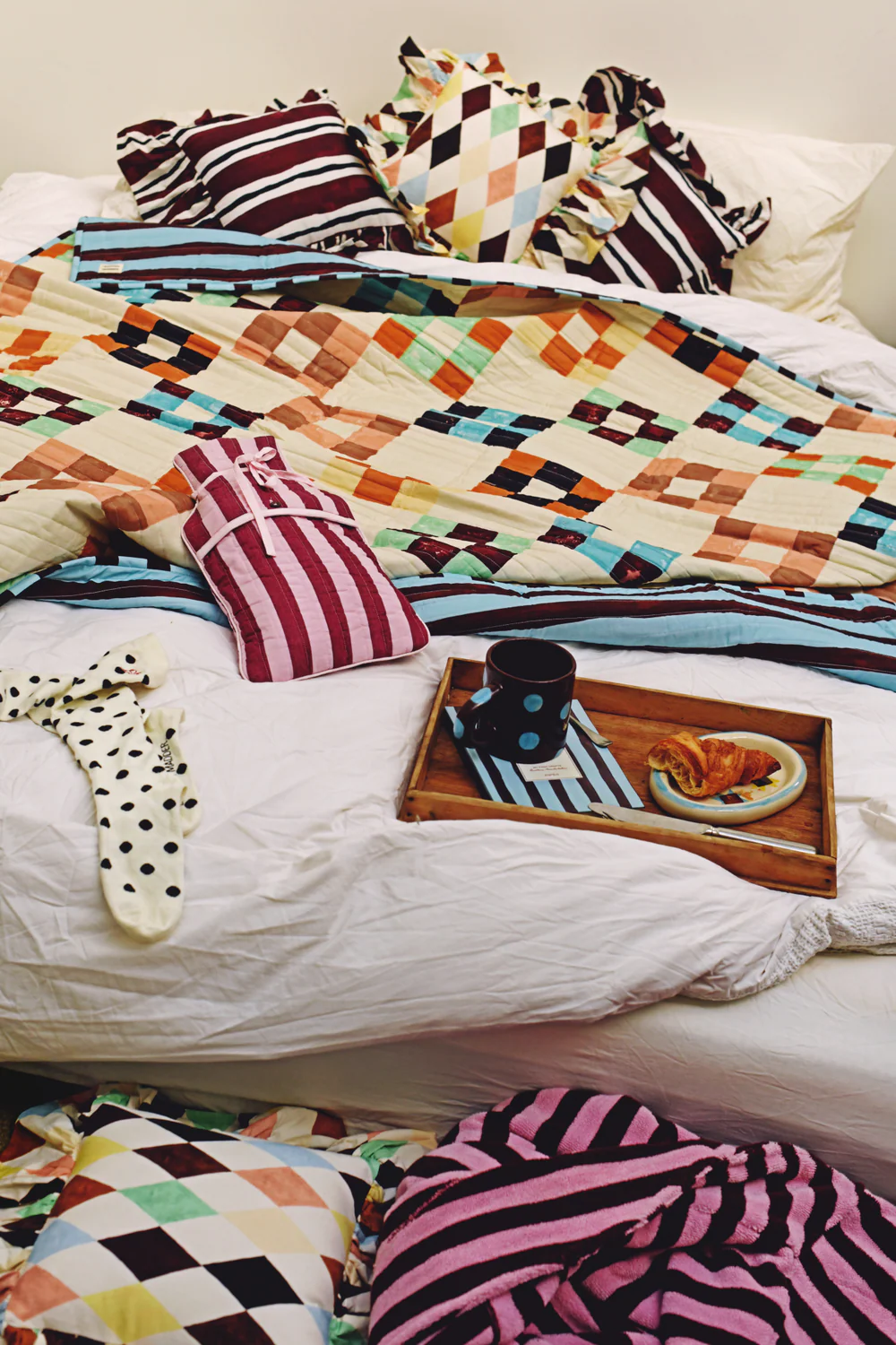 Bedding Throw - House Motif