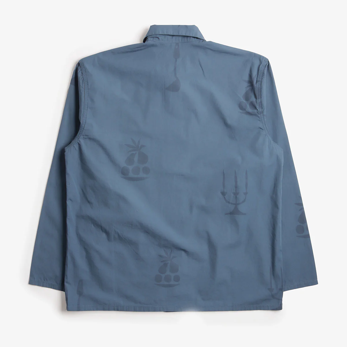 Nourish Printed Chore Shirt - Slate