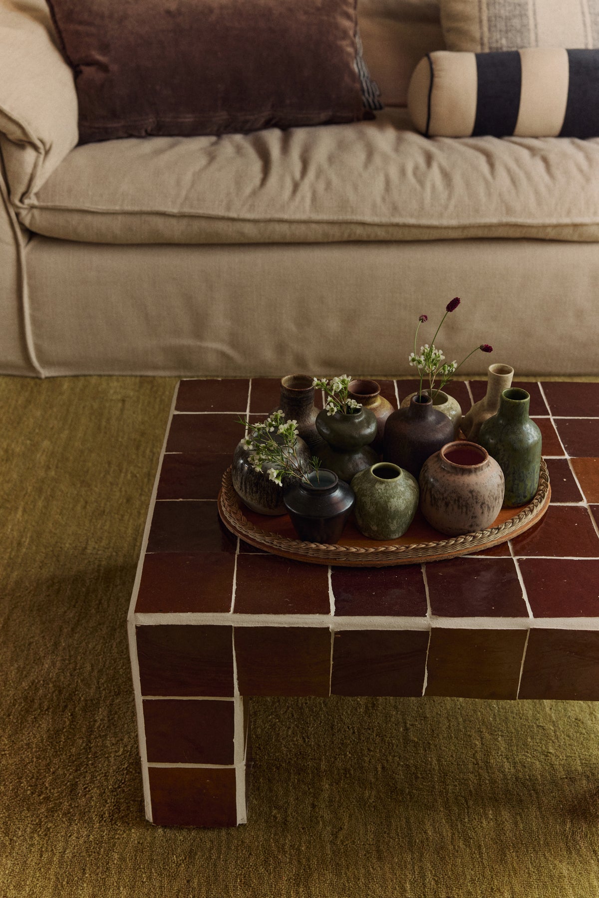 70’s Ceramics: Small Vases Palette (Set of 5)