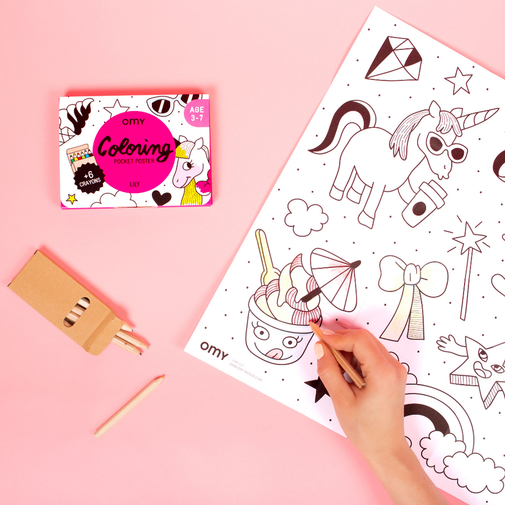 Pocket Colouring - Lily