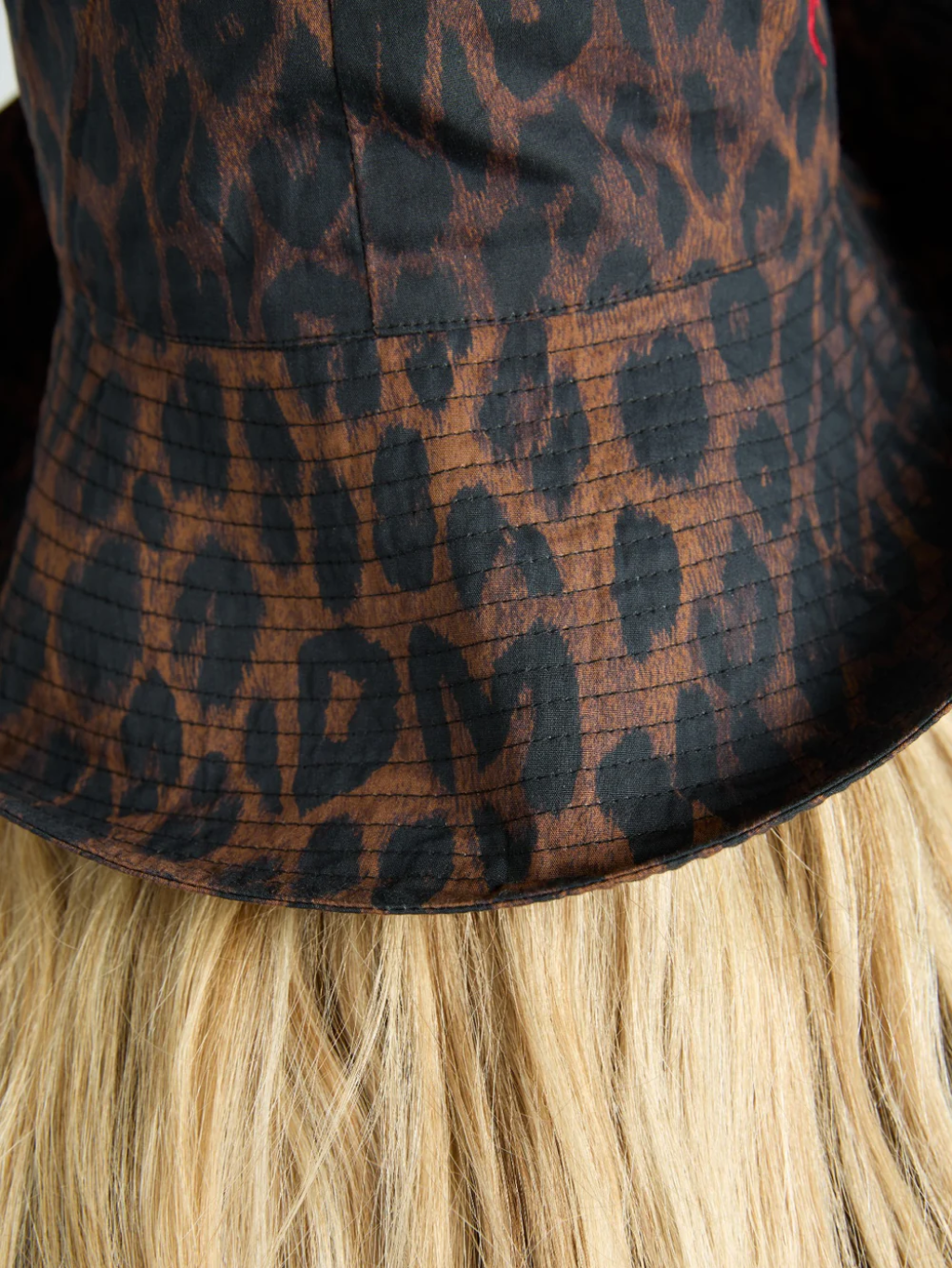 Sun Hat in Dark Leopard