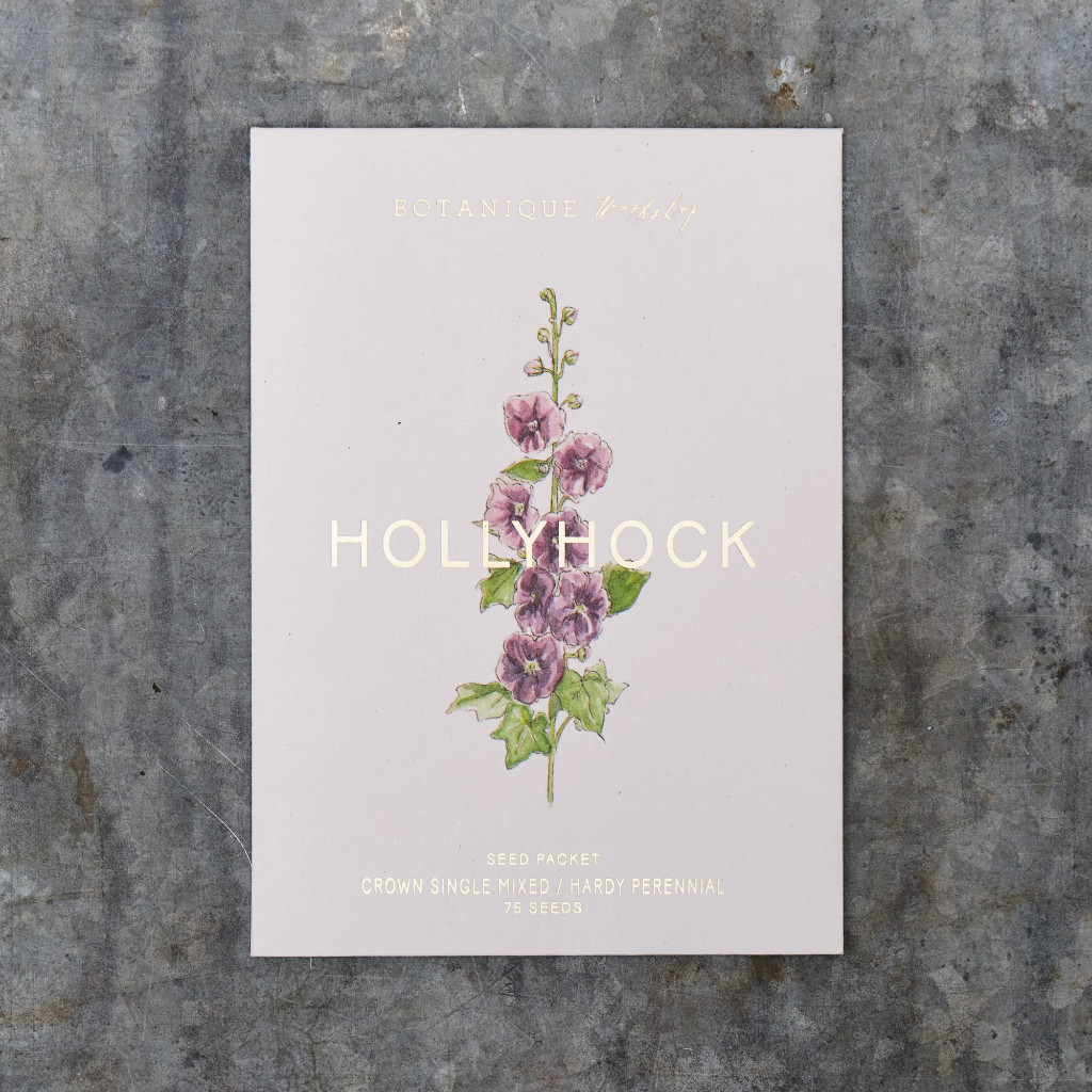 Hollyhock Seed Packet