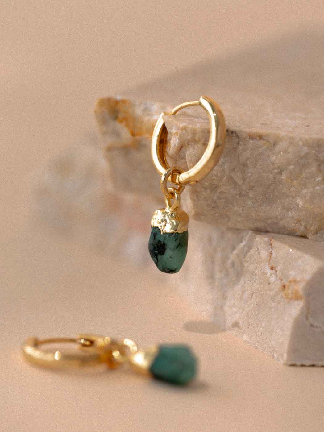Mohica Emerald Hoops