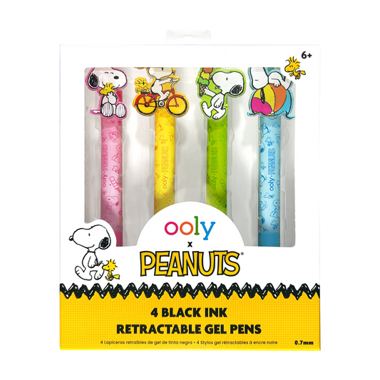 Peanuts Black Gel Pens