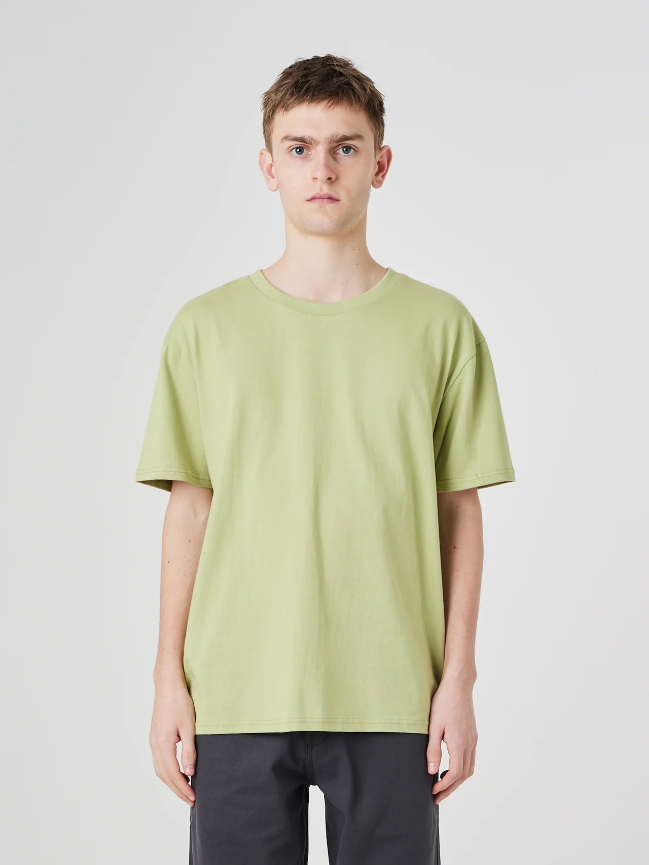 #7006 Plain T-Shirt: Lichen