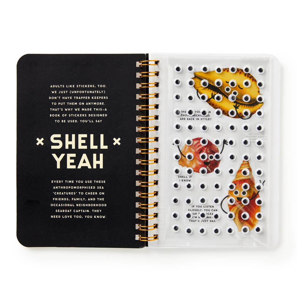 Shell Yeah Brass Monkey Sticker Book