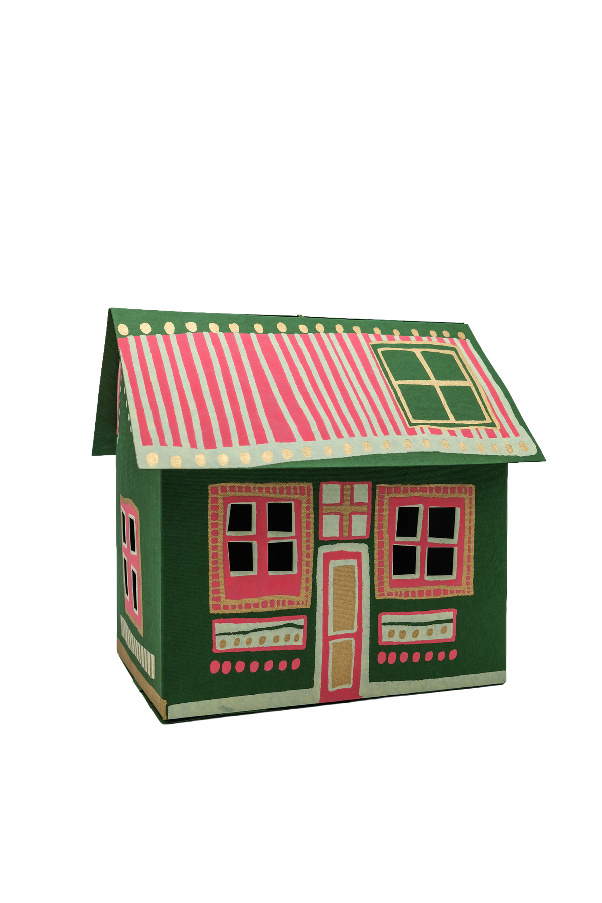 UK/EU: Large Gingerbread House Decorative Gift Box