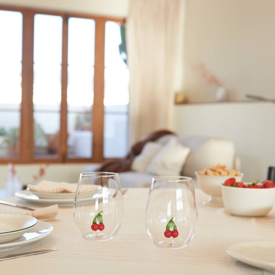 Balvi Botanical Glass - Cherries