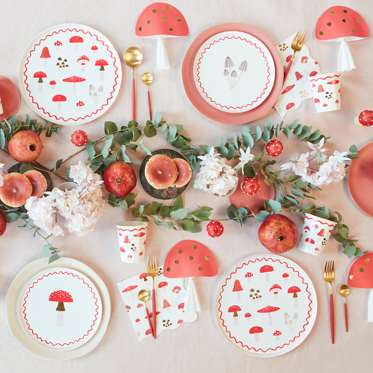 Merry Mushroom Side Plates