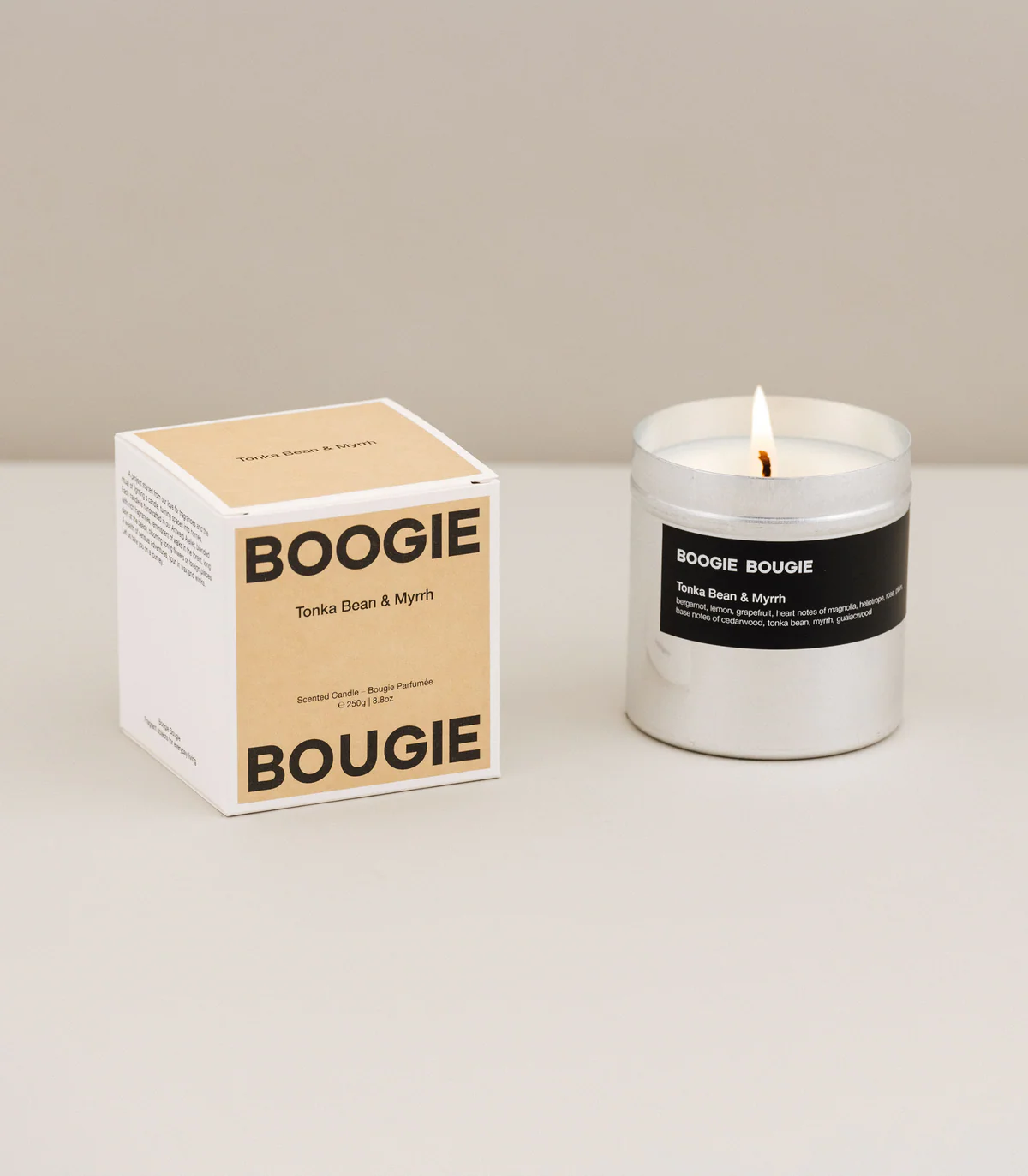Tonka Bean & Myrrh Scented Candle