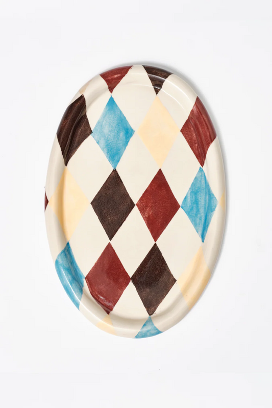 Chubby Serving Platter - Harlequin