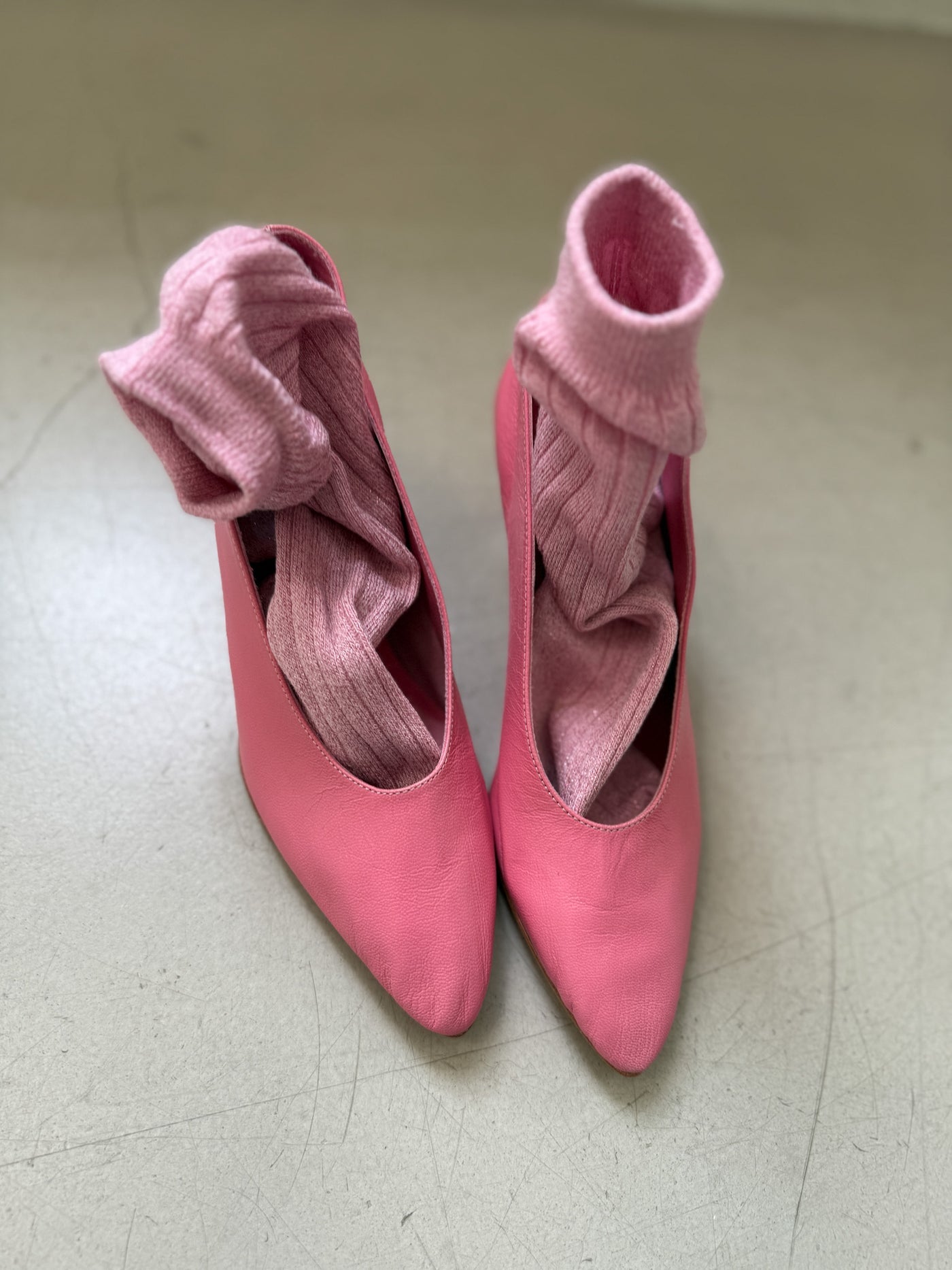 Her Socks - Glitter Sparkling Rose