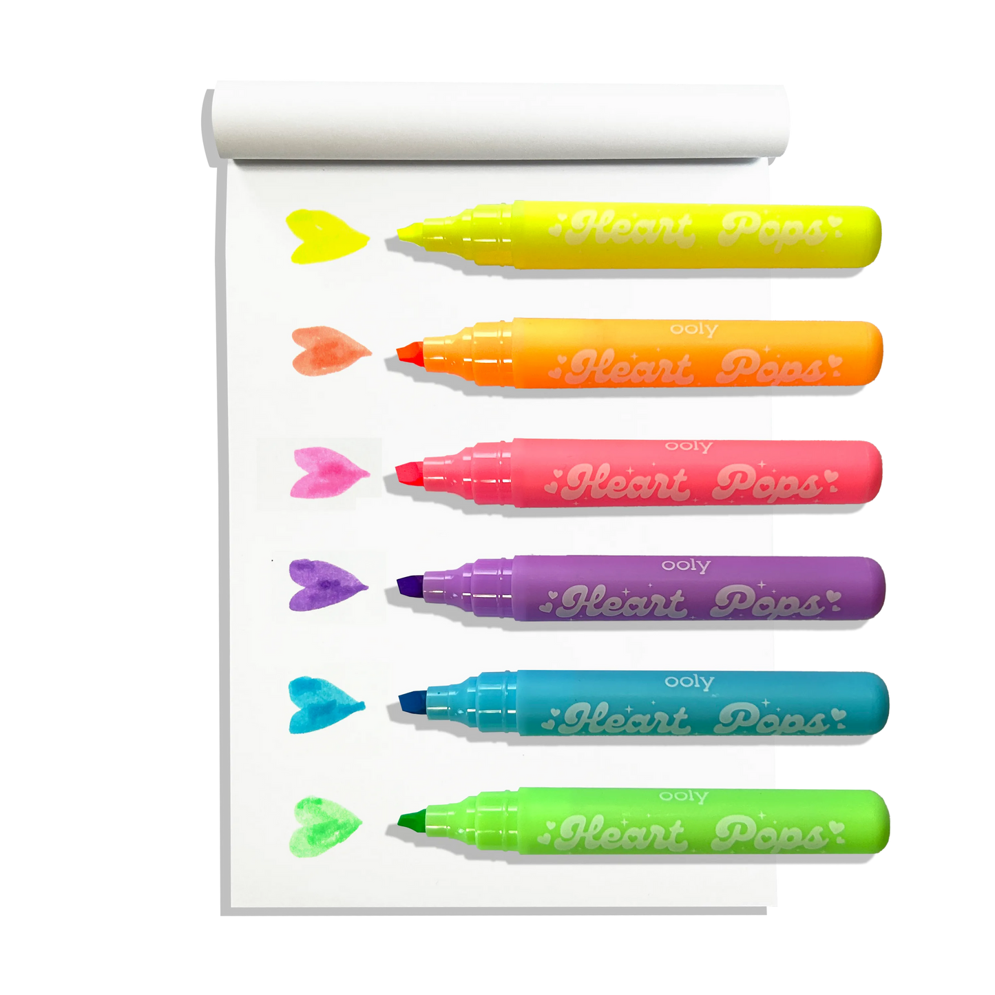 Heart Pops Highlighter pens