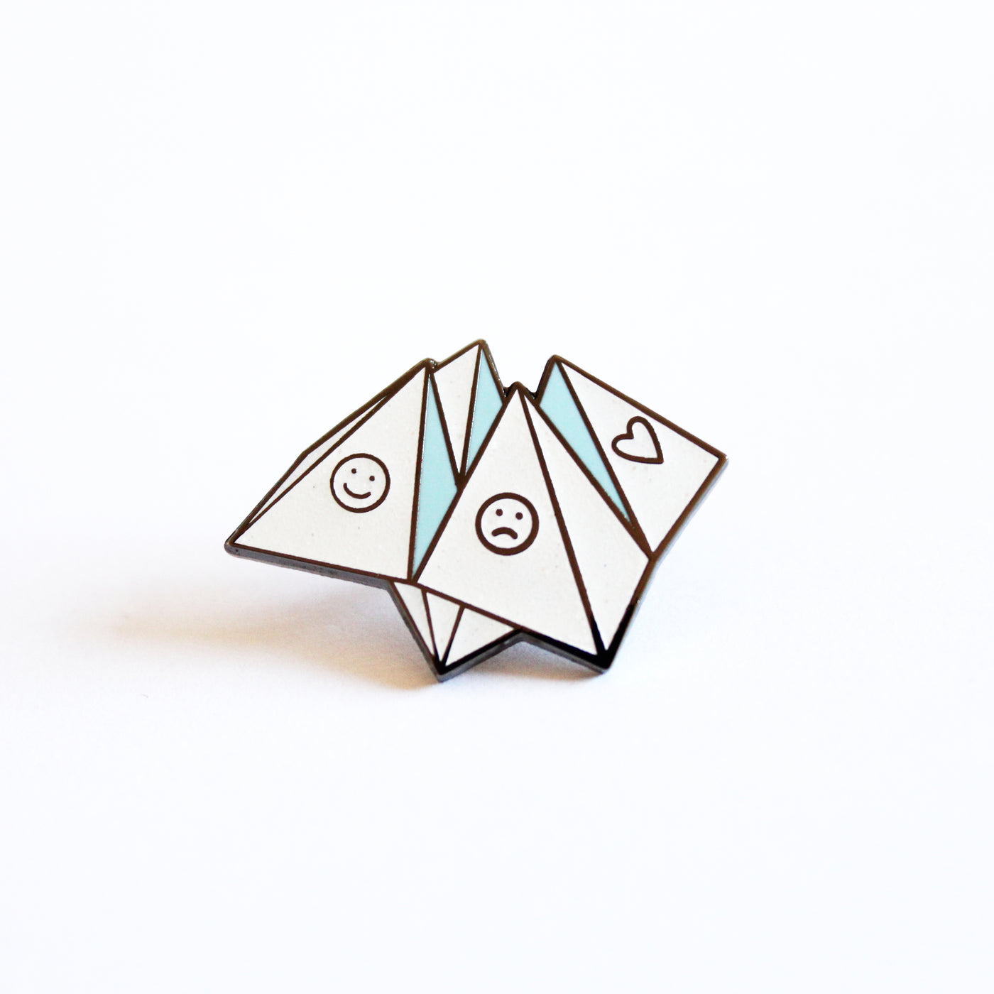Origami Fortune Teller Enamel Pin Badge