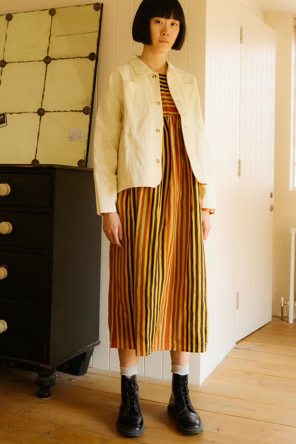 Carson Chore Coat Ecru