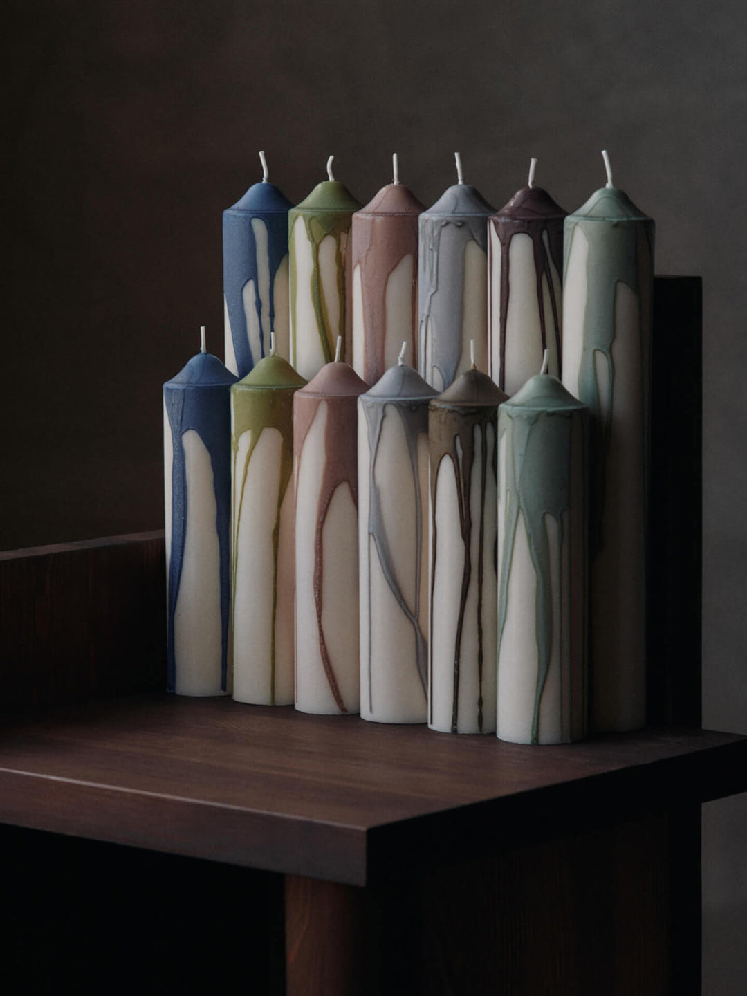 Dryp Pillar Candle