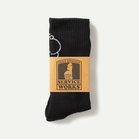 Salt & Pepper Socks - Black
