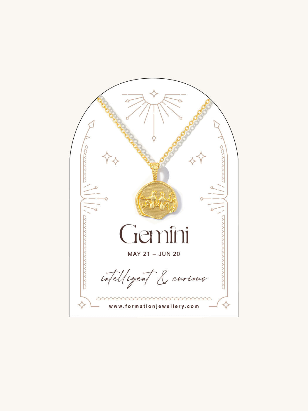 Gemini Zodiac Necklace