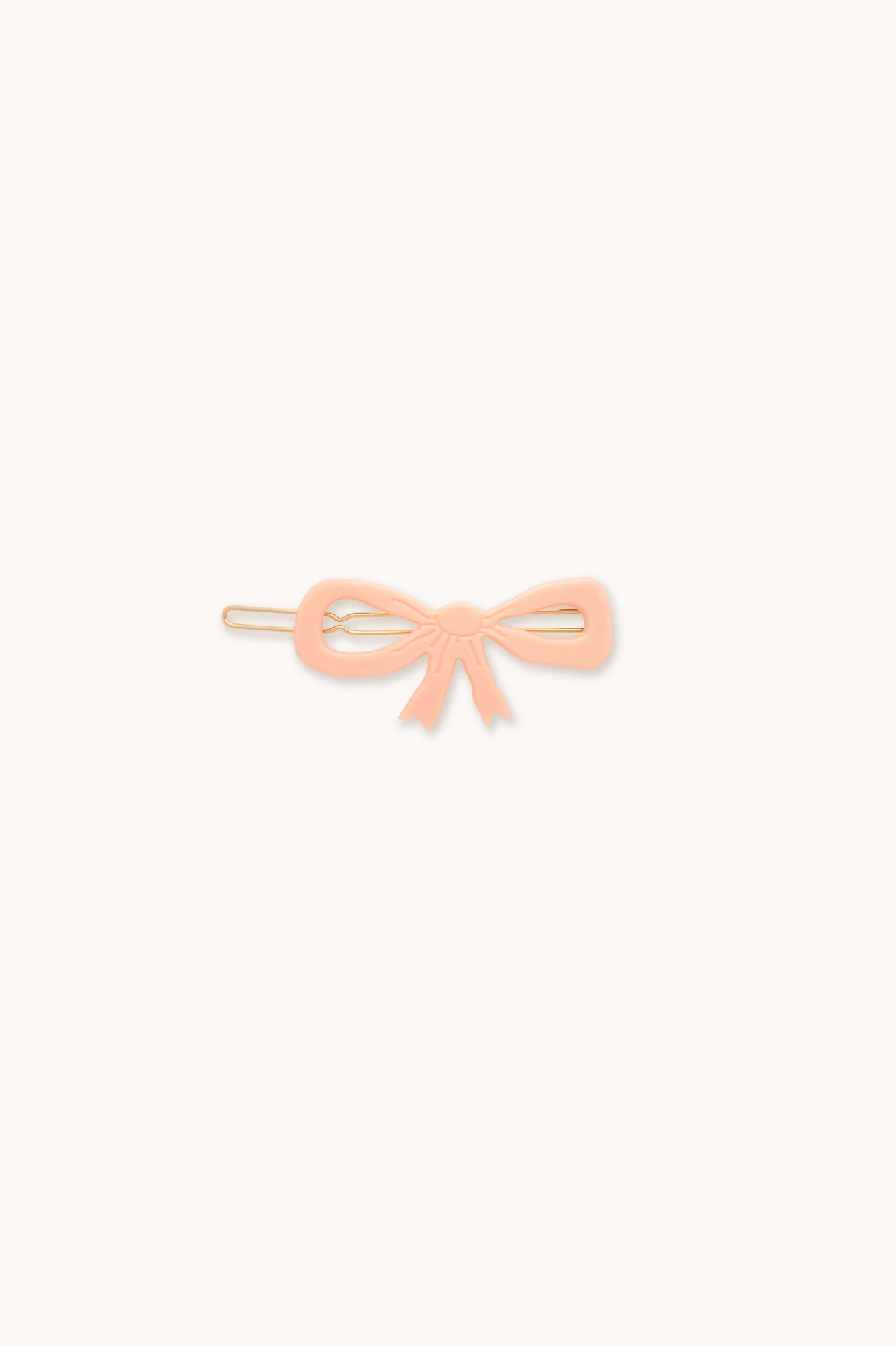 Pastel Pink Bow Hair Clip