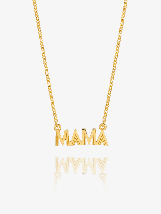 Mini Art Deco Mama Necklace