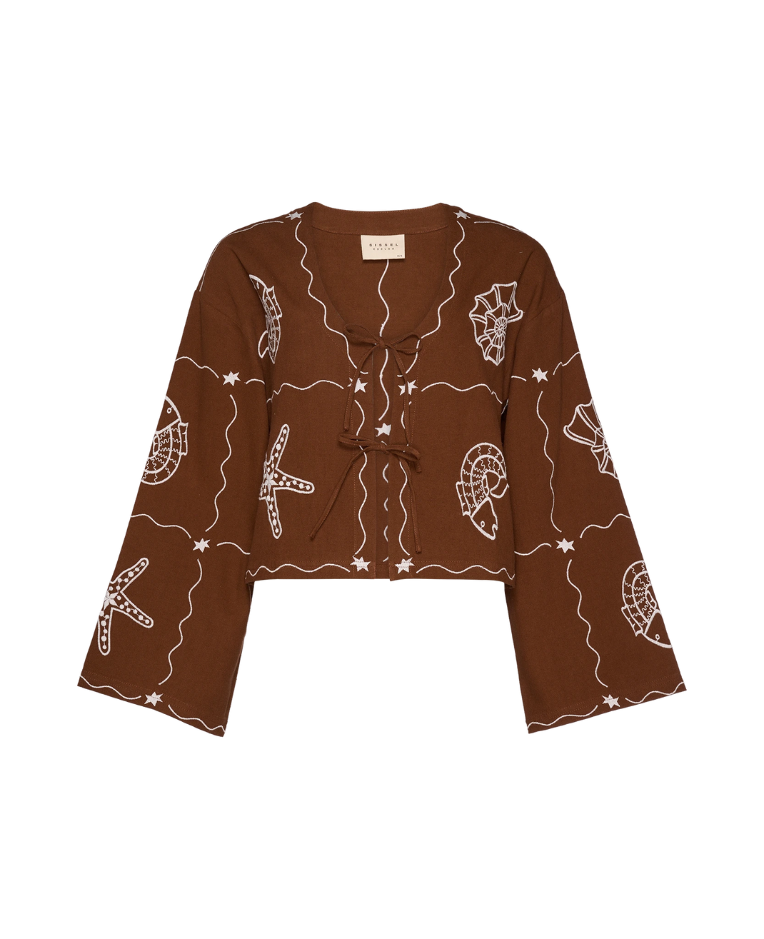 Embroidered Shell Top