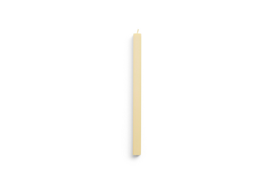 Square Candle -  Lime Beige